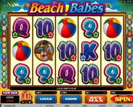 Beach Babes Slot Screenshot