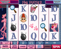 Pink Panther Slot Screenshot